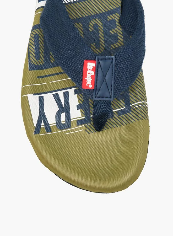 Lee Cooper Green Men Graphic Print Flip-Flops for Men | Best Price UAE