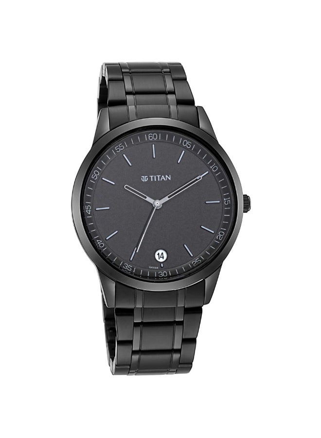 TITAN Analog Black Dial Men's Watch-1806NM01, Black - Image 1