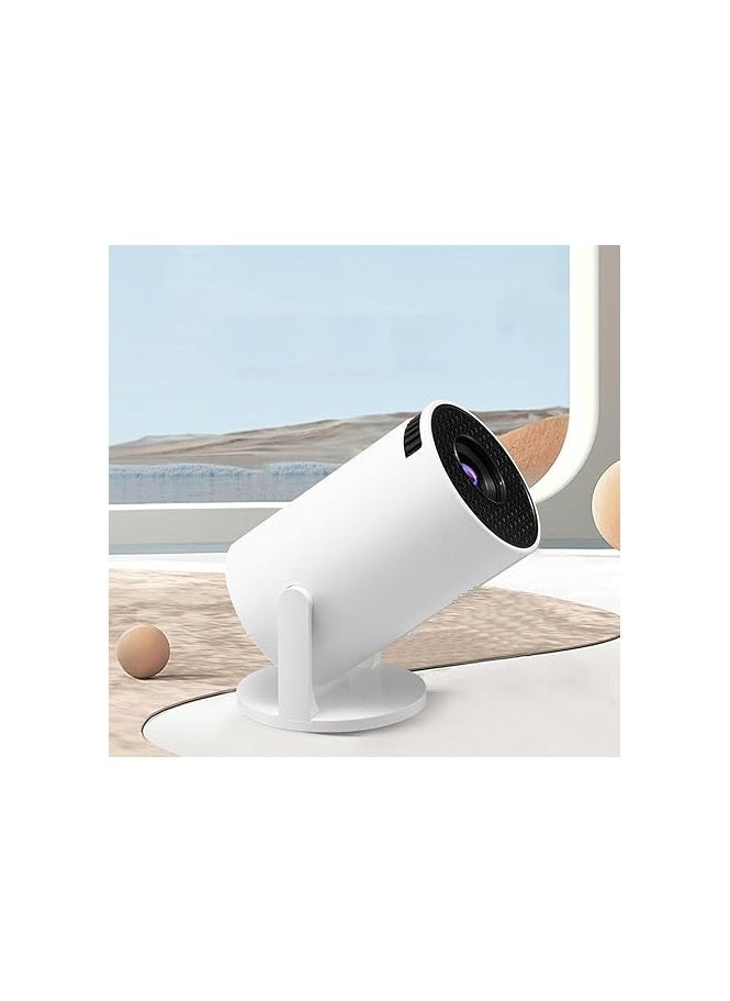 Smart Mini Portable Projector – 1080P Full HD with Bluetooth, Auto Keystone, 270° Adjustable Angle – Up to 150-Inch Display for Home Cinema