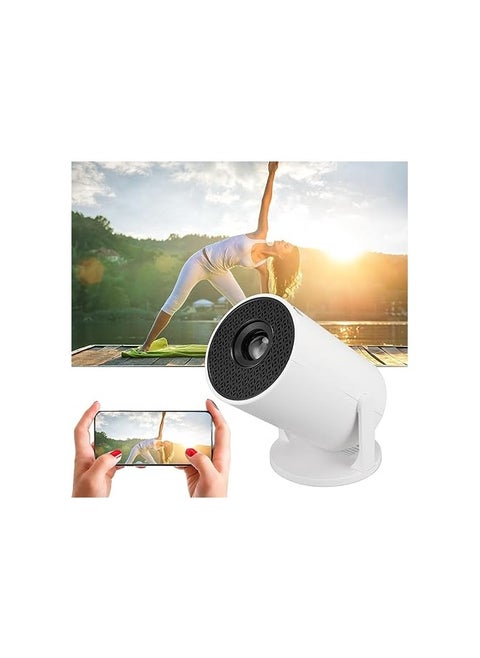 Smart Mini Portable Projector – 1080P Full HD with Bluetooth, Auto Keystone, 270° Adjustable Angle – Up to 150-Inch Display for Home Cinema