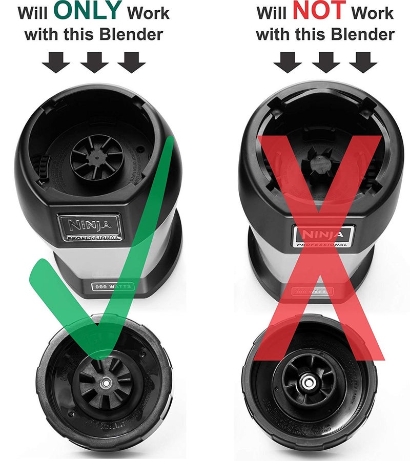 NLSD Replacement Parts Blender Blade Assembly Fits Nutri Ninja Auto-iQ BL480-30 BL482 BL681A-30 BL682 BL640 (7 Fins) - Image 5