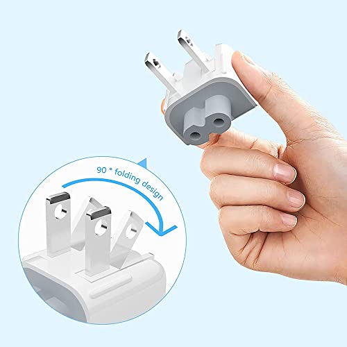 Tobo Mac Wall Adapter Plug Duckhead US Standard Charger Compatible with MacBook i-Book/i-Phone/i-Pod Power Adapter Brick - Image 2
