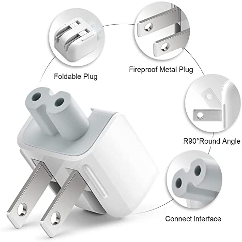 Tobo Mac Wall Adapter Plug Duckhead US Standard Charger Compatible with MacBook i-Book/i-Phone/i-Pod Power Adapter Brick - Image 3