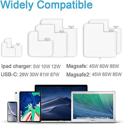 Tobo Mac Wall Adapter Plug Duckhead US Standard Charger Compatible with MacBook i-Book/i-Phone/i-Pod Power Adapter Brick - Image 5