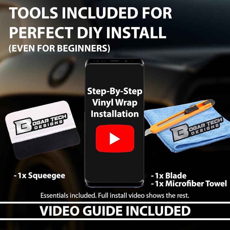 BOGAR TECH DESIGNS Side Window Chrome Delete Cover Replacement for Mazda CX-5 (2017-2024) - Gloss Black - Image 5