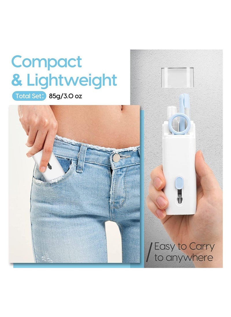 ELTRAZONE Laptop Cleaner, 7 in 1 Keyboard Cleaner Set, Computer MacBook Earphone Cleaning Kit, Tablet and Screen Dust Brush Including Soft Sweep, Swipe, 3 in 1 Airpod Cleaner Pen, Key Puller and Spray Bottle - Image 4