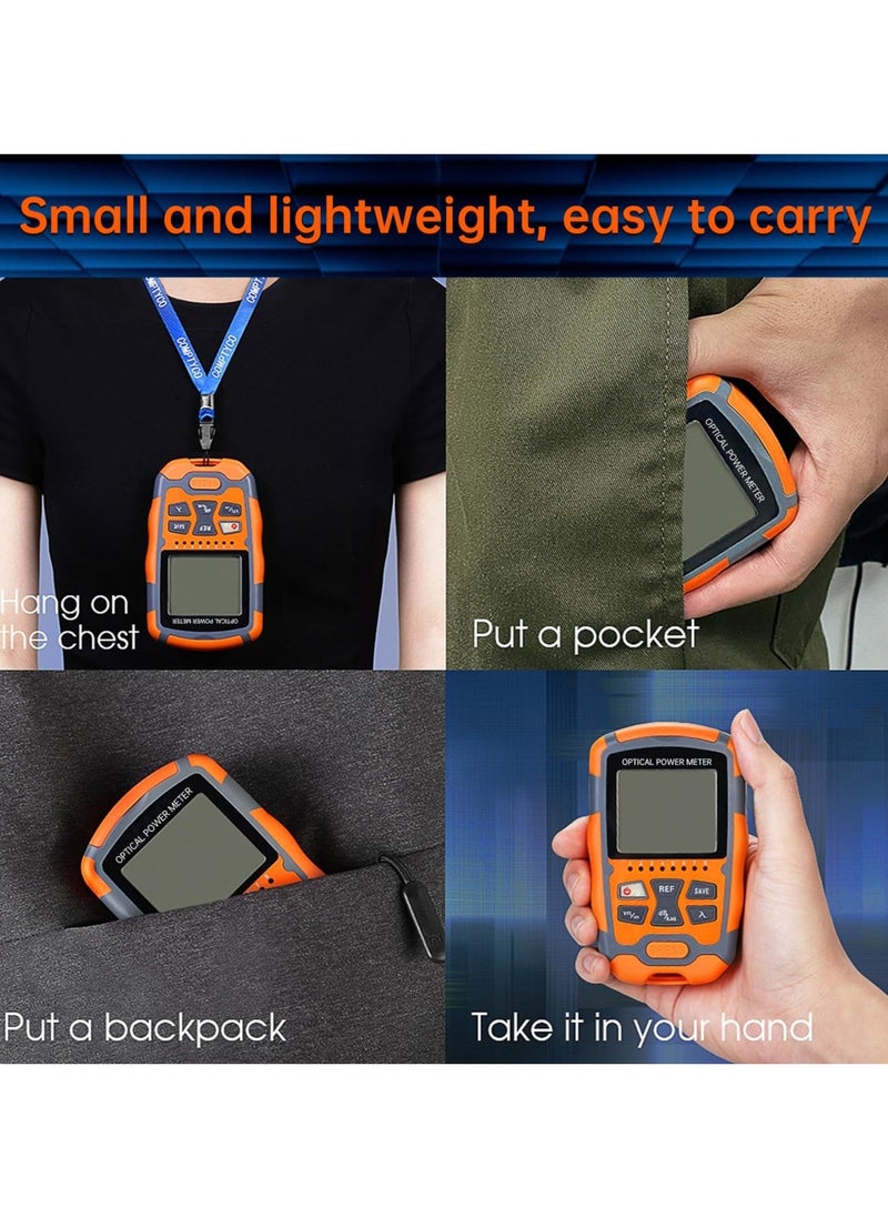 Generic Portable Fiber Optic Tester with Power Meter and Visual Fault Locator, Universal Interface FC/SC/ST, Includes 10mW VFL and FC to LC Adapter  - Image 5