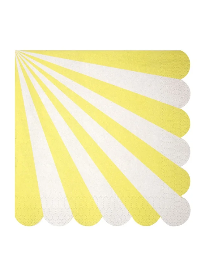 Meri Meri Toot Sweet Yellow Large Napkins