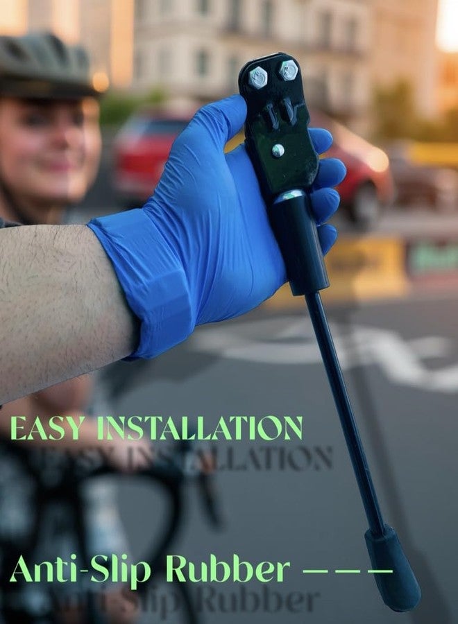 Ilsha® 26" Size Bicycle Kickstand Large 26x1.75, 1.95, 2.25, 2.35,inch Alluminum Alloy Full Size for All Bike with Double Nut Support. - Image 3