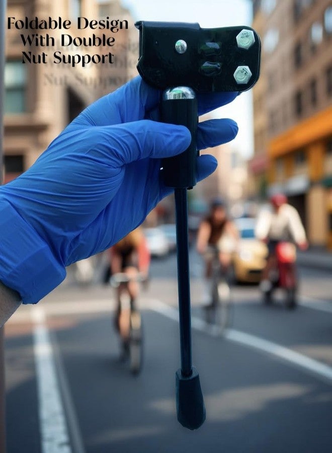 Ilsha® 26" Size Bicycle Kickstand Large 26x1.75, 1.95, 2.25, 2.35,inch Alluminum Alloy Full Size for All Bike with Double Nut Support. - Image 4