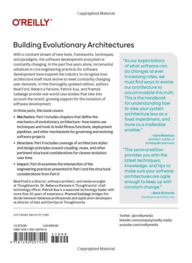 null - O'Reilly Media Building Evolutionary Architectures: Automated Software Governance - Image 1