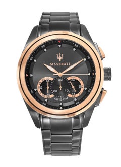 Maserati Men's Traguardo Chronograph Analog Dial Black Colour Watch R8873612016  - Image 1