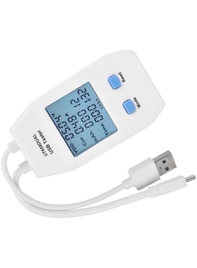 UNiT UT658 جهاز اختبار USB مزدوج فولتميتر أميتر رقمي مقياس سعة الطاقة - Image 5