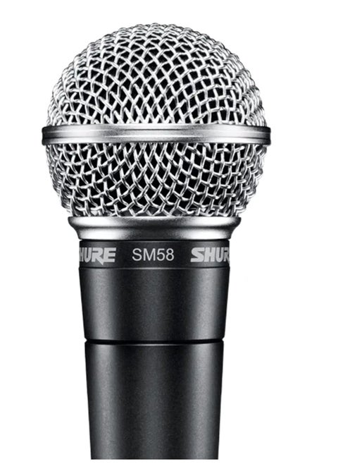 Cardioid Dynamic Vocal Microphone SM58-LCE Black