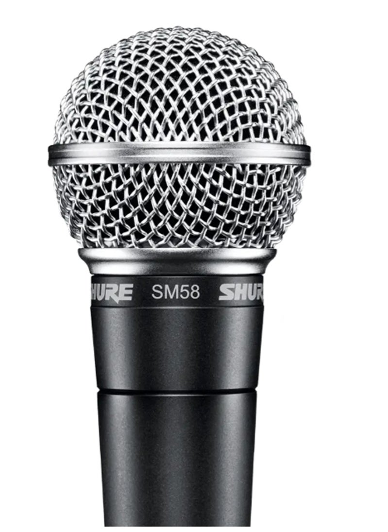 Shure - Cardioid Dynamic Vocal Microphone SM58-LCE Black - Image 1