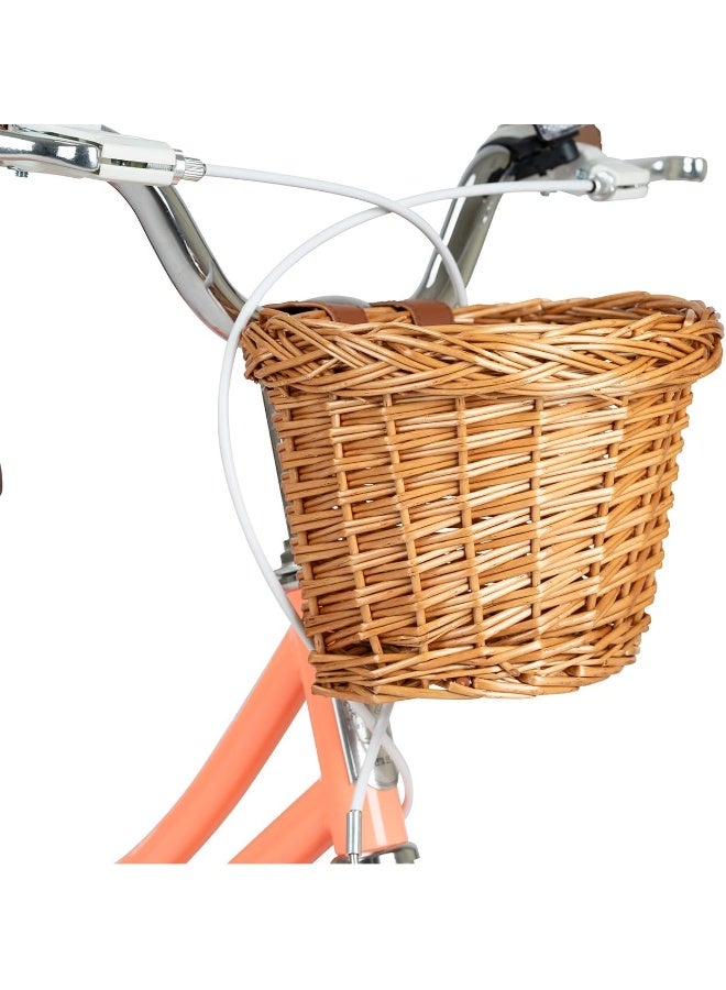 RIZZ Platinum Junior 14-Inch Kids Bike | 14-Inch Wheel Size | Adjustabe Seat | Training Wheels | Peach - Image 3