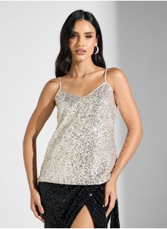 Never fully Dressed Halter Neck Printed Cami  - Image 1