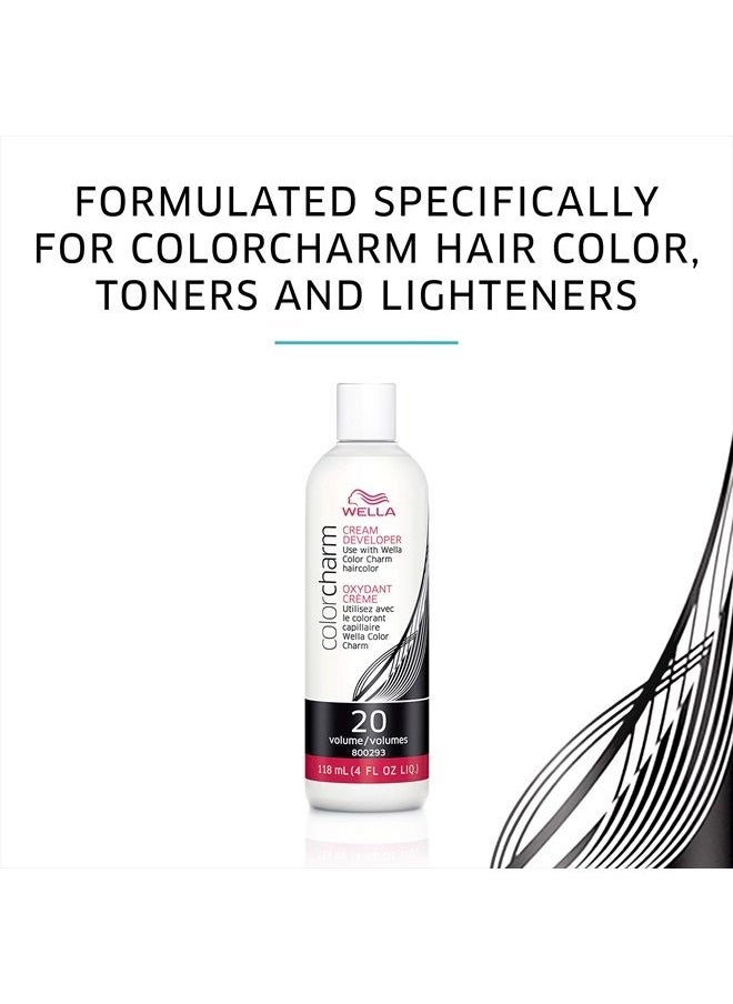 WELLA Color Charm - Crème Hair Developer 20 volume, 3.6 Fl Oz - Image 1