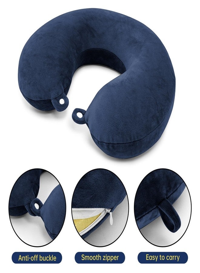 Philbinden 2 Packs Travel Neck Pillow Cover, Reusable U Shaped Neck Pillow Washable Soft Smooth Airplane Pillow Cover (Only Pillow Covers,No Filler) - Image 3