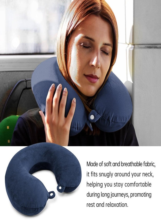 Philbinden 2 Packs Travel Neck Pillow Cover, Reusable U Shaped Neck Pillow Washable Soft Smooth Airplane Pillow Cover (Only Pillow Covers,No Filler) - Image 5
