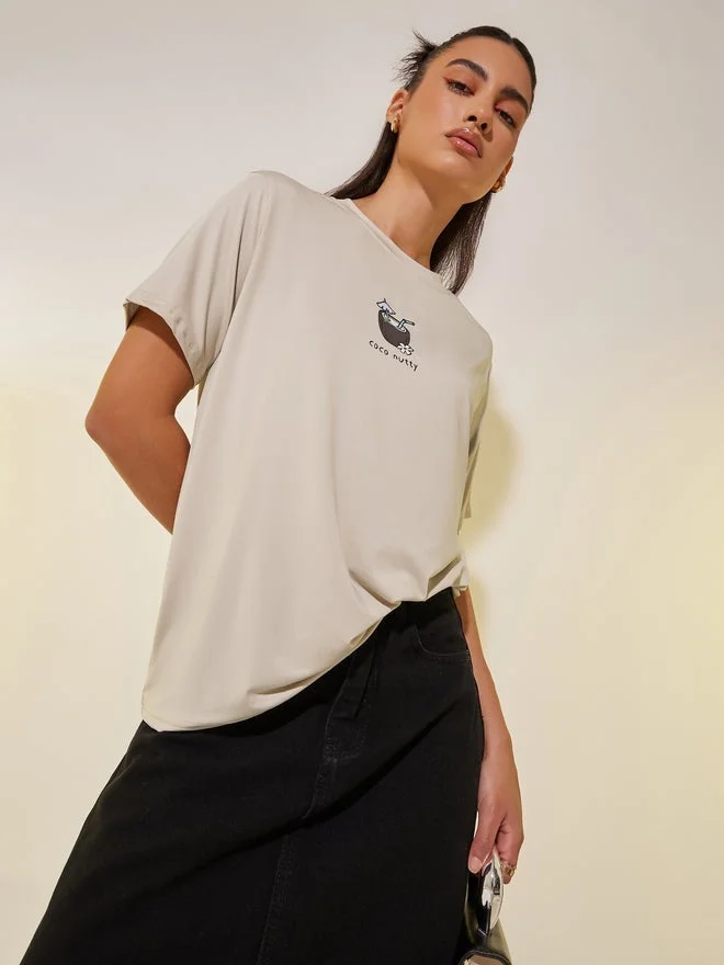 Take Two Graphic Print Round Neck Regular Fit T-Shirt