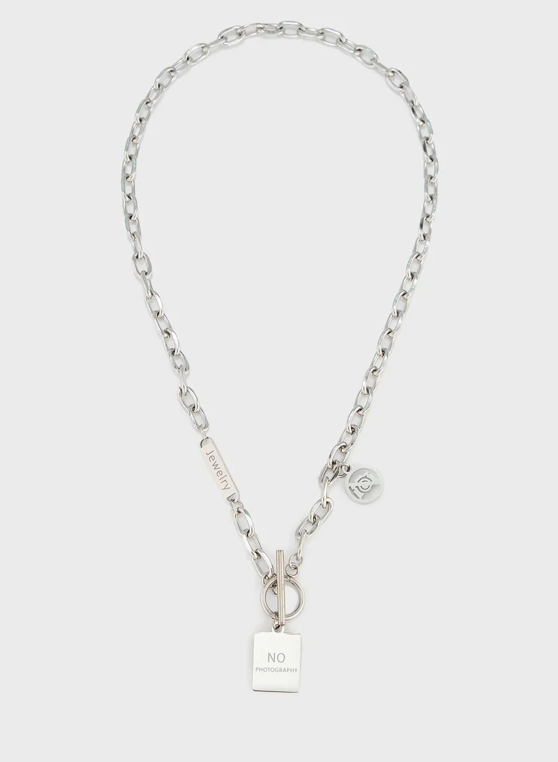 Seventy Five No Photography Pendant Necklace