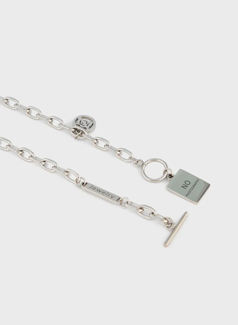 Seventy Five No Photography Pendant Necklace