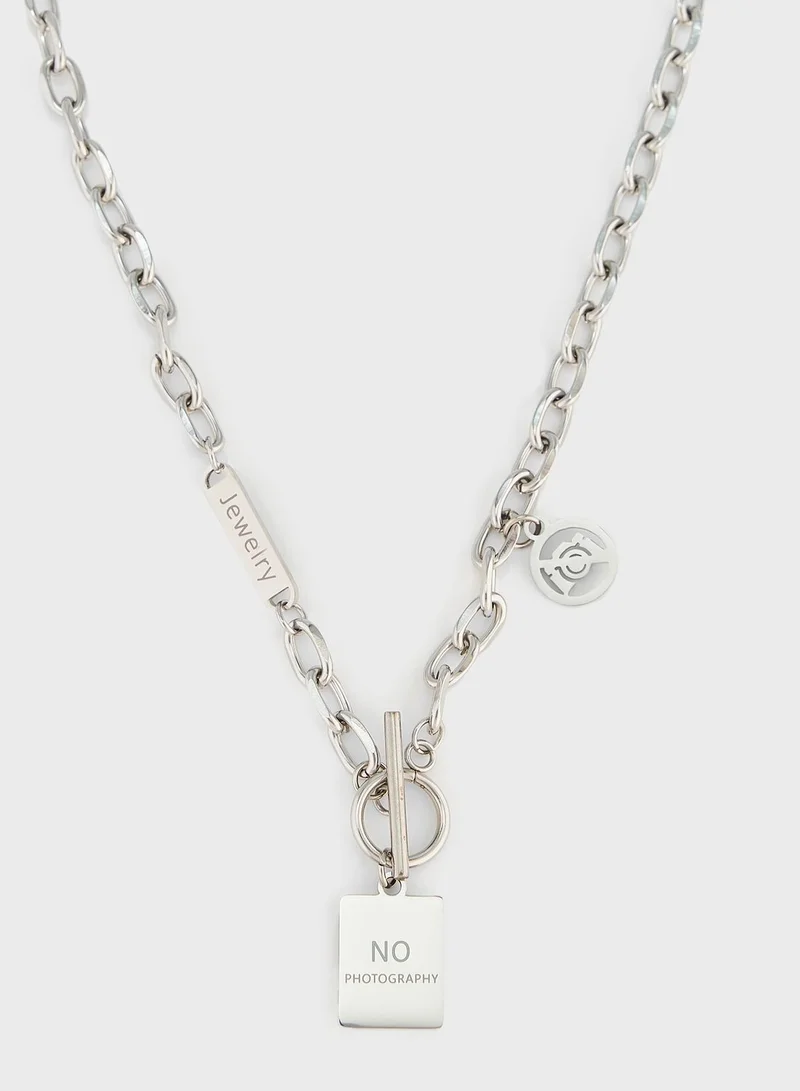 Seventy Five No Photography Pendant Necklace