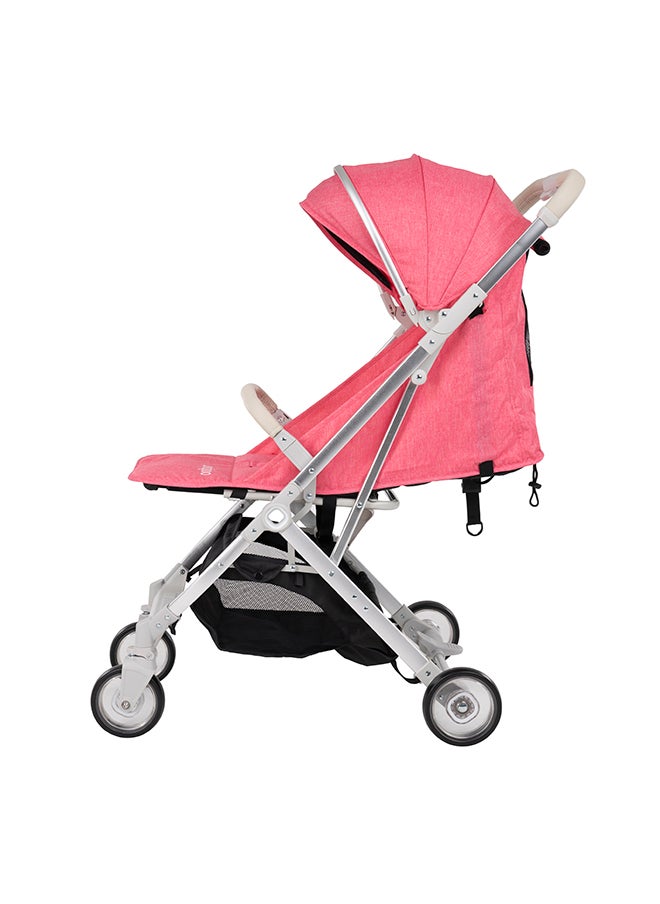 Uniqoo Uniqoo 4 Pink - Urban Stroller with Protective Shield  - Image 1