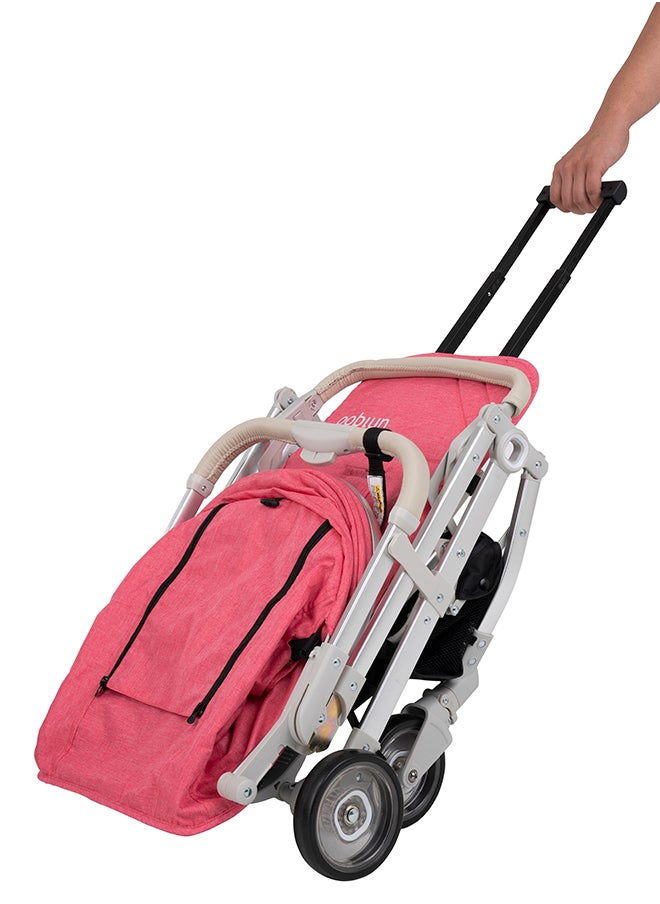 Uniqoo Uniqoo 4 Pink - Urban Stroller with Protective Shield  - Image 4