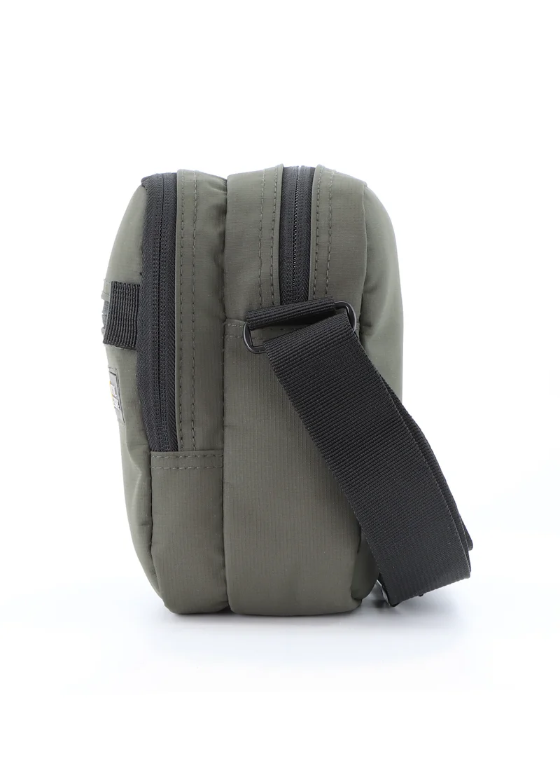 NATIONAL GEOGRAPHIC National Geographic Mutation Small Utility Bag Beige, Zipper Compartment Casual Shoulder Bag For Men And Women Adjustable/Removable Shoulder Strap Secure RFID Pocket