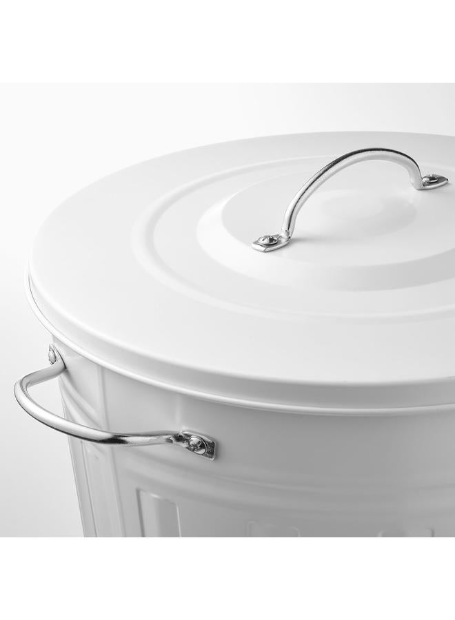 Zaboon Bin With Lid, White, 40 L - Image 5
