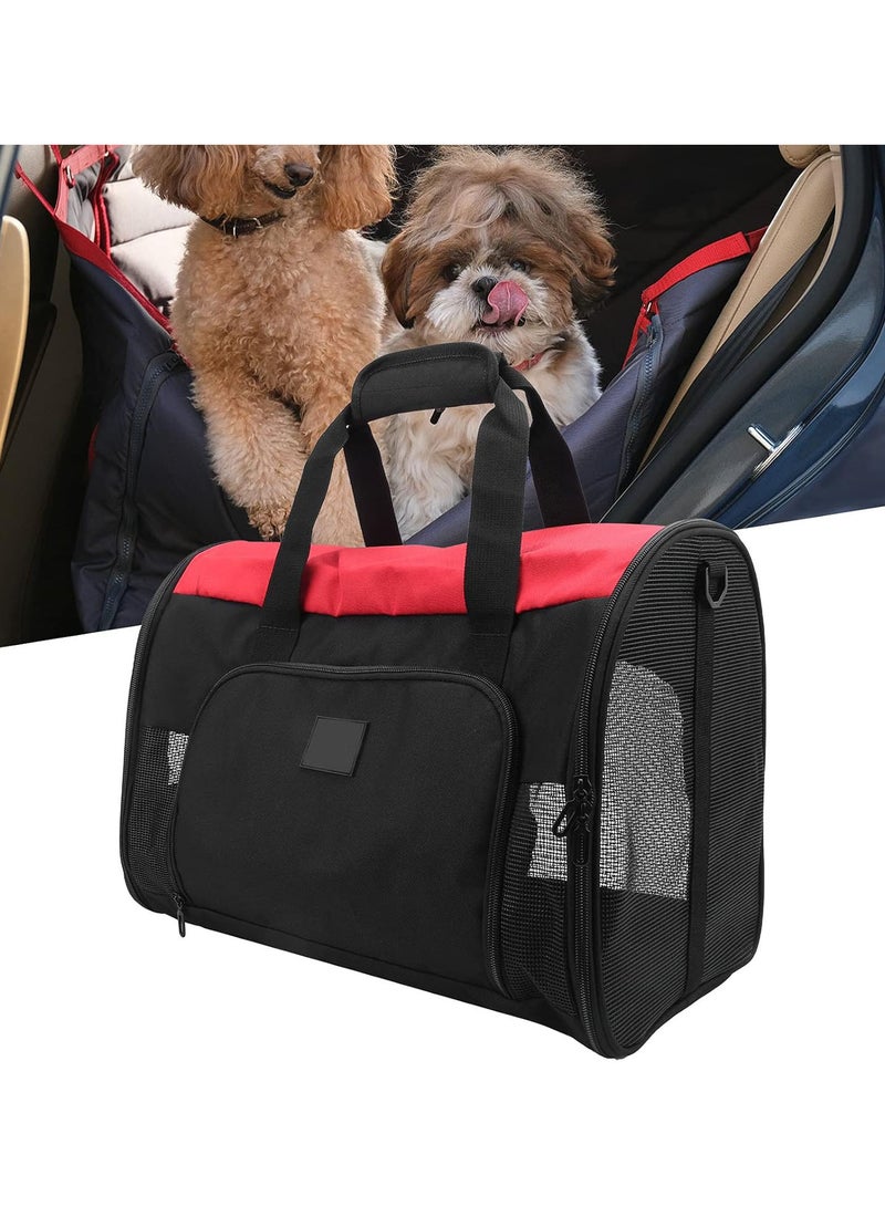 GGOOT Cat and Dog Go Out Backpack, Portable Breathable Mesh Bag Small Dog Carrier Purse for Travel for Dogs Cat for Camping Travel Walking  - Image 4