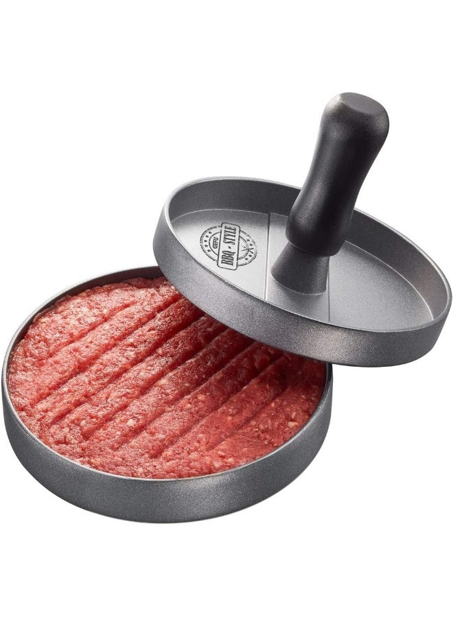 Gefu 89419 Burger Press-89419 Press, Aluminium, Grey/Black - Image 1