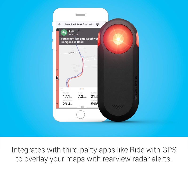 Garmin Varia RTL515, Cycling Rearview Radar with Tail Light, Visual and Audible Alerts for Vehicles Up to 153 Yards Away - 010-02376-00 - Image 5