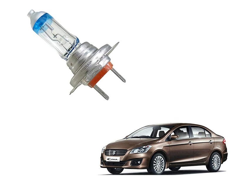 Auto Pearl -Sapphire Series H7 Cool Blue Halogen Head Light Bulb (100 W, 12 V, 1 Bulb) Compatible with- Ciaz - Image 1