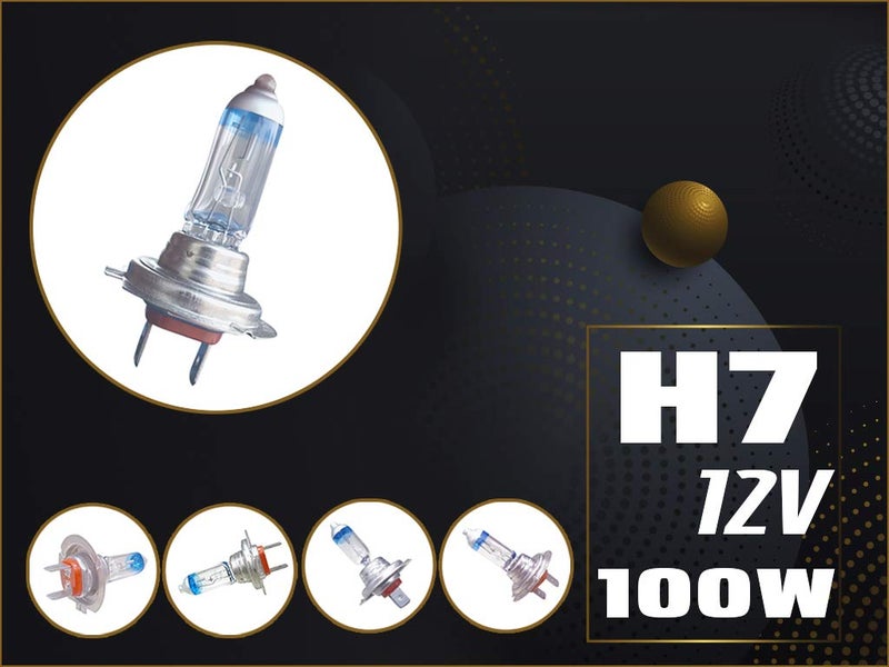 Auto Pearl -Sapphire Series H7 Cool Blue Halogen Head Light Bulb (100 W, 12 V, 1 Bulb) Compatible with- Ciaz - Image 2