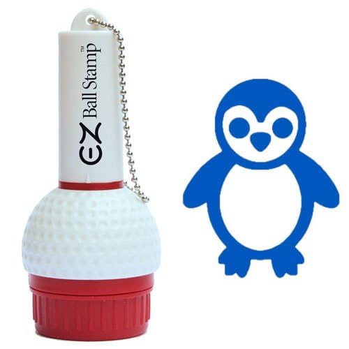 ProMarking EZBallStamp Golf Ball Stamp - Blue Penguin - Image 3