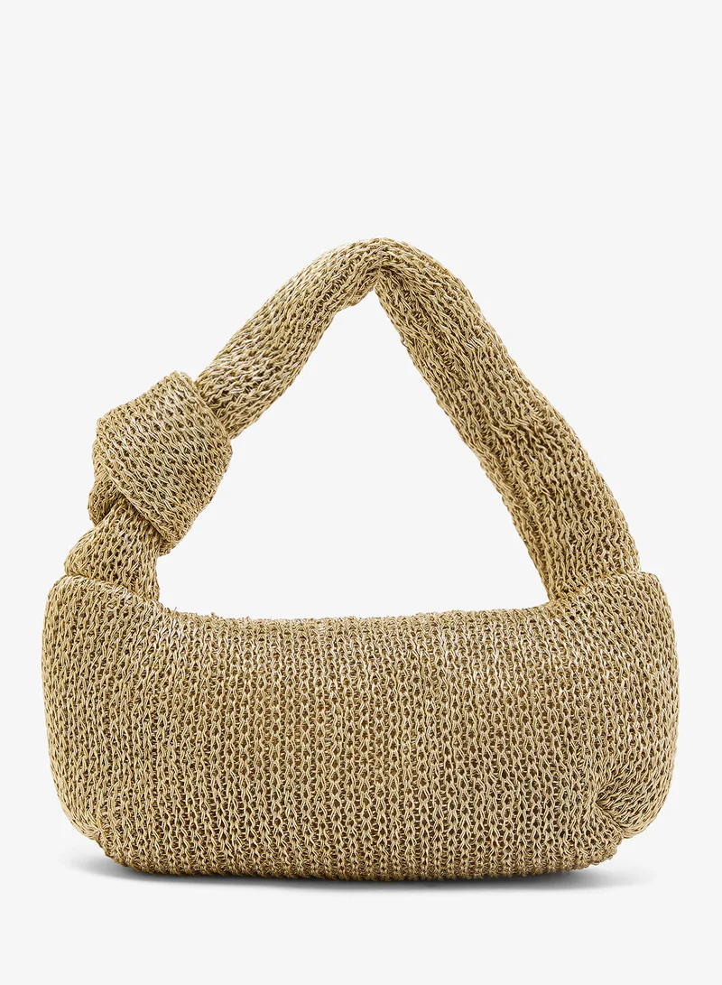 GLAMOROUS Knot Detail Grab Hobo Bag