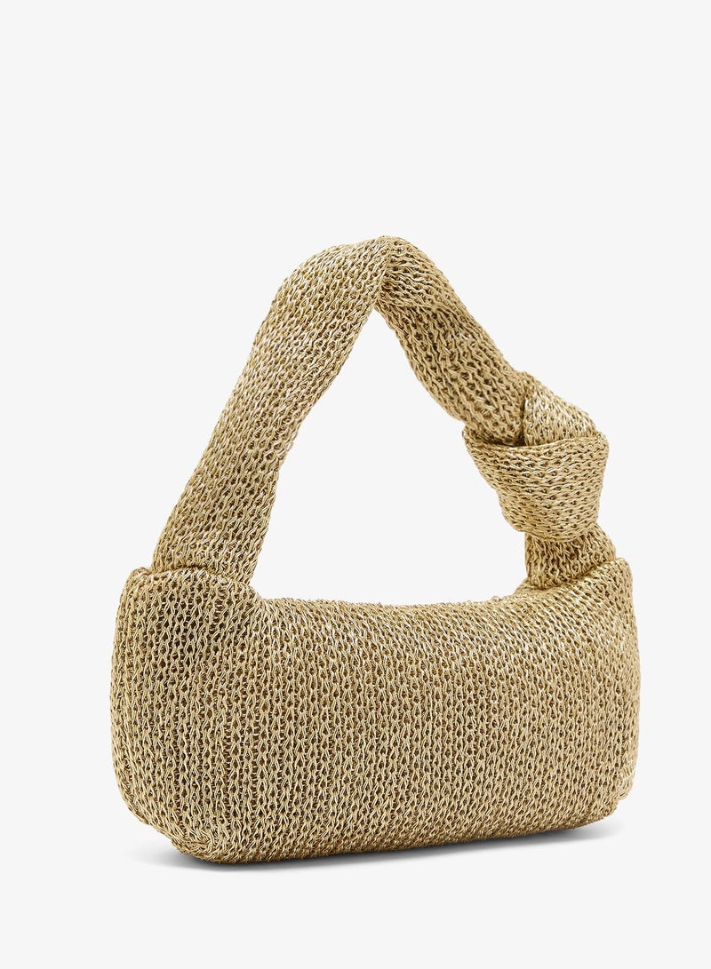 GLAMOROUS Knot Detail Grab Hobo Bag - Image 3