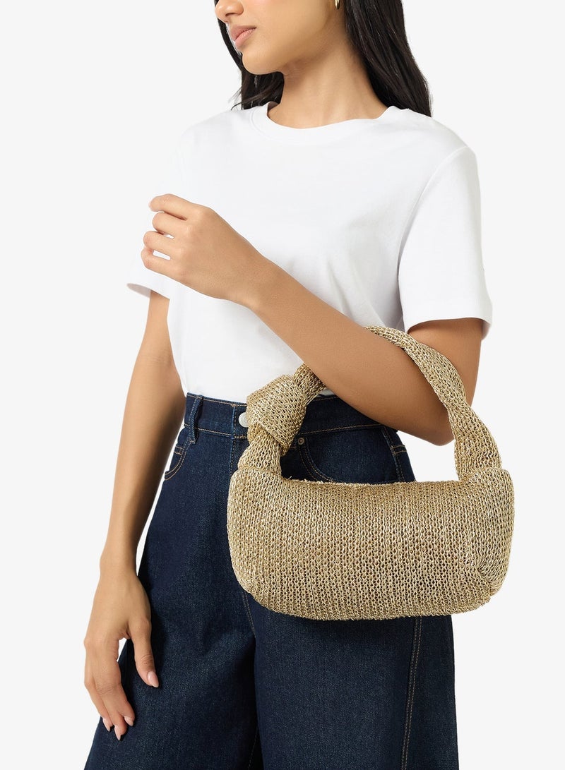 GLAMOROUS Knot Detail Grab Hobo Bag - Image 1