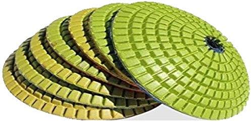 STADEA 4 convex diamond polishing pads granite  Wet Concrete Glass Stone Marble Set By STADEA  - Image 1