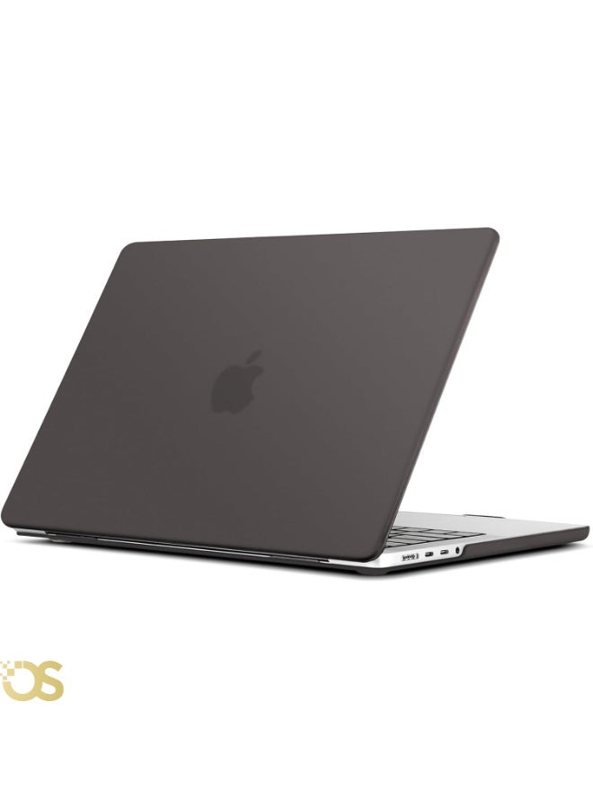 OS Hard Shell Protective Case for MacBook Air 13.6-inch — Transparent Gray (Crystal Gray) — Compatible with A2681, A3113 & A3240 Models - Image 4