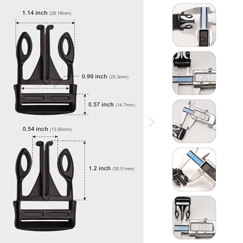 GOODSMANN Boat Cover Tie Down Kit, Durable Tie Down Straps, Trailering Straps with 172cm Webbing Strap and Male Buckle for 300D or 600D Boat Cover, 10 pcs - Image 5