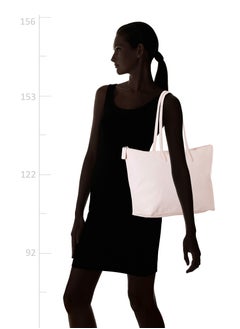 LACOSTE Lacoste bag Women's L12.12 Concept Fashion Versatile Large Capacity Large Size Zipper Handheld Shoulder Bag Tote Bag Large Pink 45cm * 30cm * 12cm  - Image 5