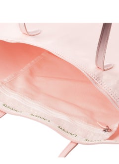 LACOSTE Lacoste bag Women's L12.12 Concept Fashion Versatile Large Capacity Large Size Zipper Handheld Shoulder Bag Tote Bag Large Pink 45cm * 30cm * 12cm  - Image 4