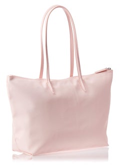 LACOSTE Lacoste bag Women's L12.12 Concept Fashion Versatile Large Capacity Large Size Zipper Handheld Shoulder Bag Tote Bag Large Pink 45cm * 30cm * 12cm  - Image 2