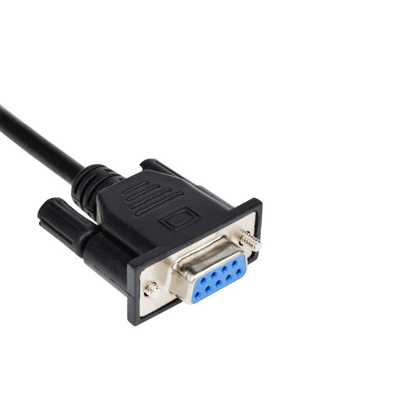 LFHUKEJI RJ45 to RS232, DB9 9-Pin Serial Port Female to RJ45 Female Cat5 Ethernet LAN Console 9.8Ft - Image 2