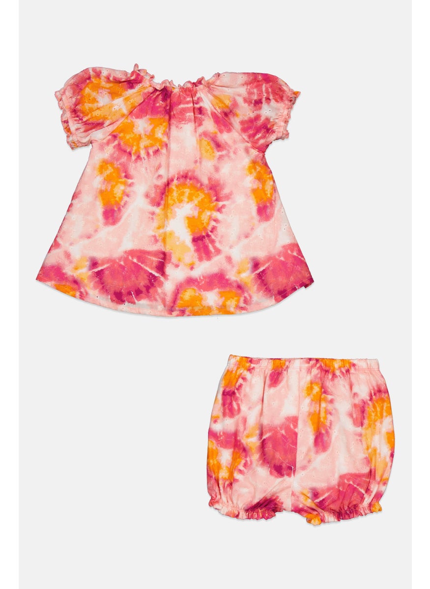 Toddler Girls 2 Pcs Abstract Print Top And Bottom Set, Pink Combo - pzsku/Z57FEA77BA1952E1B0E1BZ/45/_/1737642144/ee20d91d-a87f-4643-bcf1-9d82db9a8e8b