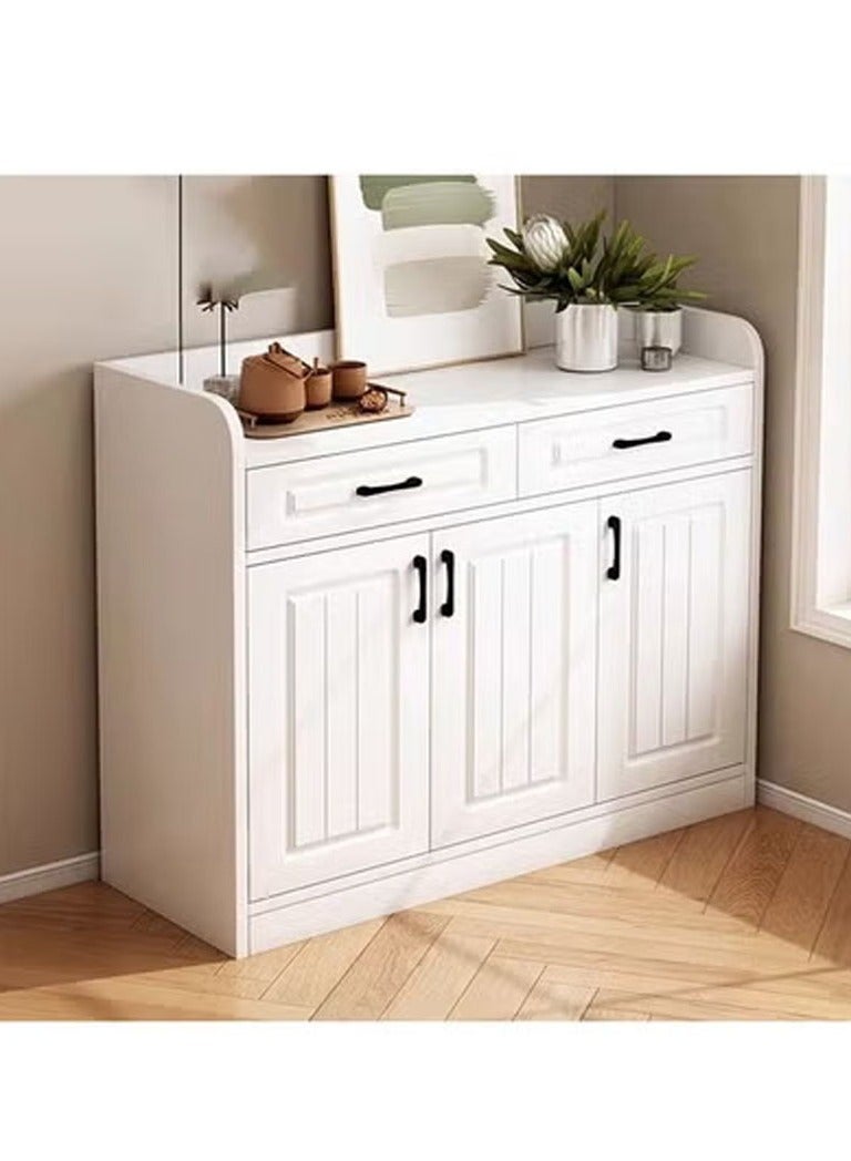 keke Modern Wooden Storage Kitchen Cabinet with Shelves for Living Room & Kitchen 90cm - Image 1